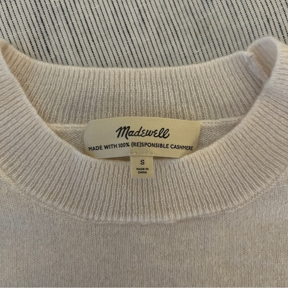 Madewell (Re)sponsible Cashmere Oversized Crewneck Sweater - Picture 5 of 6